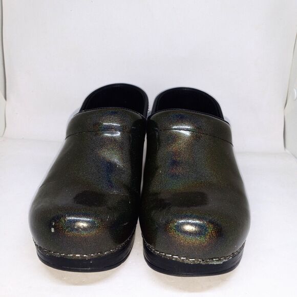 Dansko Professional Grey Prism Patent Clogs-EU 36 / US 6-Holographic-Iridescent - Picture 2 of 10